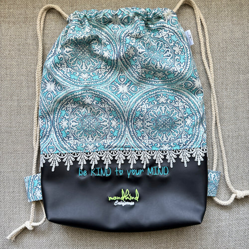 Classic MondKIND-NESS Bag * Ocean-blue Mind