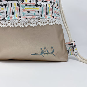 Classic Mondkind Bag * Wanderlust *  Rose Direction