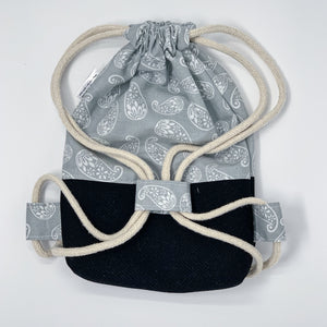 Mondkind Bag * Furry Friends * Grey Paisley - Mini