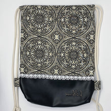 Load image into Gallery viewer, Classic Mondkind Bag * Wanderlust * Black Ornaments