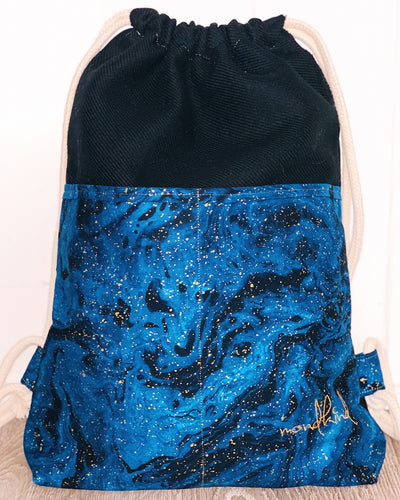 Mondkind Backpack with front pockets * Wanderlust * Universe