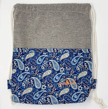 Load image into Gallery viewer, Mondkind Backpack with front pockets * Wanderlust * Ocean Paisley