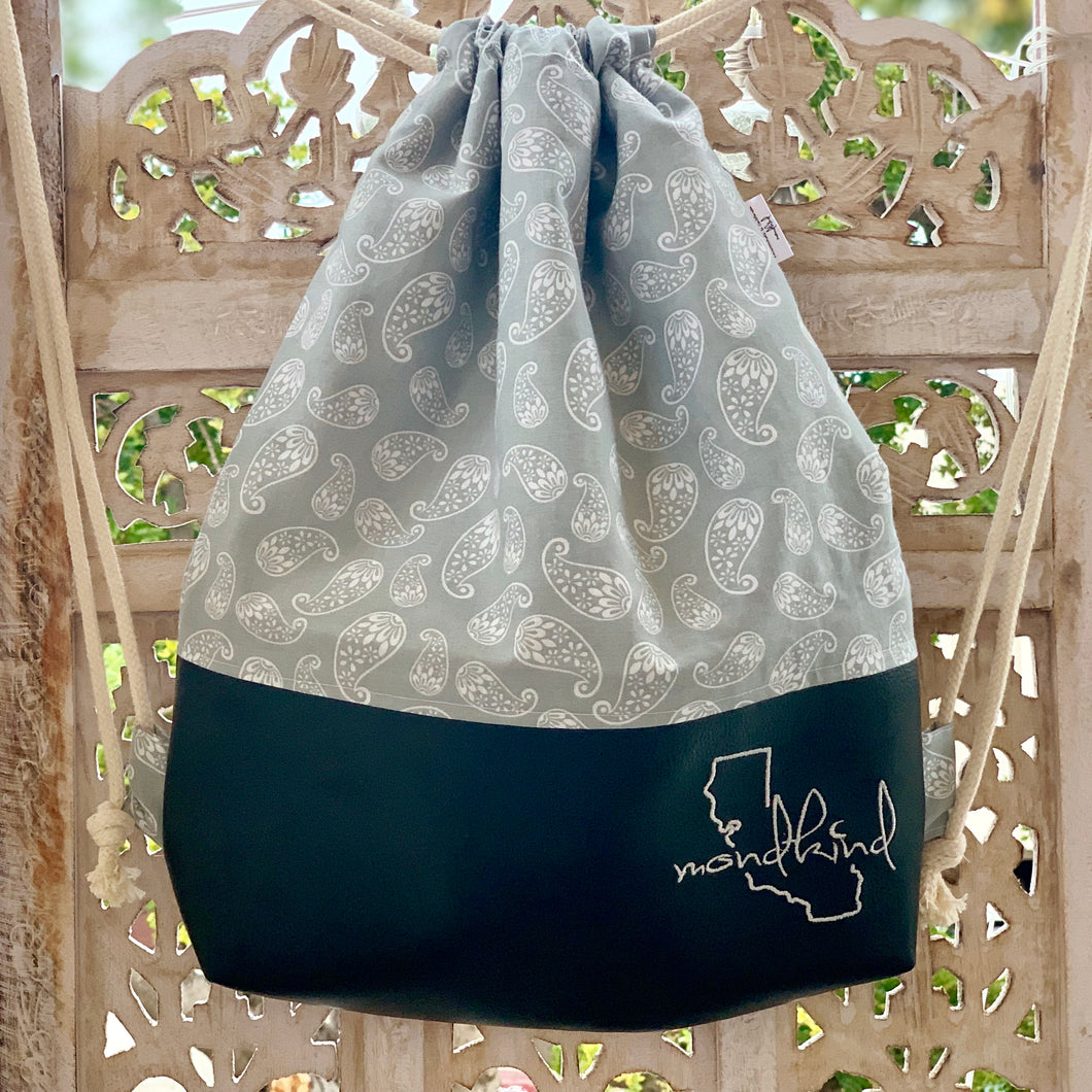 Mondkind Bag * California * Grey Paisley