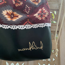 Load image into Gallery viewer, Classic Mondkind Bag * Wanderlust *  Plum Aztec